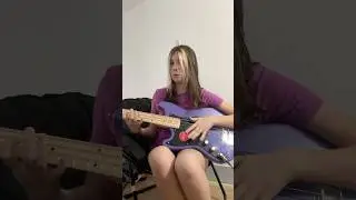 Day 1 of learning how to play my bass! 💜🖤 #bassguitar #nirvana #comeasyouare #fender #fypviralシ