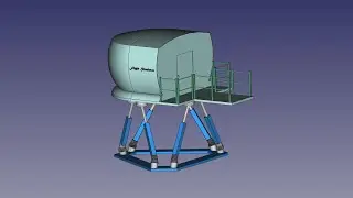 Учебное пособие по FreeCAD Assembly 4. Симулятор движения (Hexapod). Анимация (Assembly4).