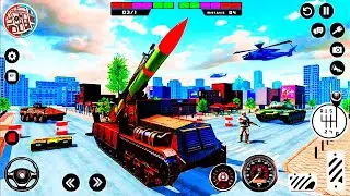 US - Rocket Attack Missile Truck 3D - War Game Explosion!