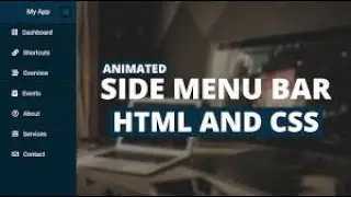 Responsive side navbar using HTML and CSS With SOURCE CODE
