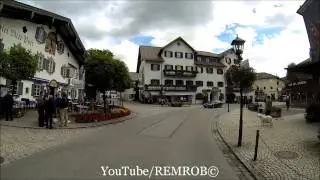Driving Through Oberammergau, Germany