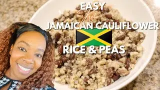 Easy Jamaican Cauliflower Rice and Peas 🇯🇲 | Keto + Vegan + Gluten Free