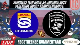 Stormers vs Sharks 2026 URC  Live Commentary In Afrikaans