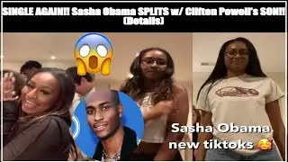 SINGLE AGAIN💔!! Sasha Obama SPLITS w/ Clifton Powell&rsquo;s SON!! Details😮