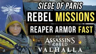 Rebel Missions GLITCH - Get Reaper Armor Set FAST | Assassin's Creed Valhalla Siege of Paris DLC