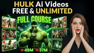 HULK AI Cartoon Videos FREE 🔥 | AI Se Viral Videos Kaise Banaye (No Cost)