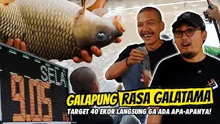 PAKE UMPAN RAME YANG NGUMPUL IKAN2 GEDE!! GALAPUNG BABON DI DEPOK SEKALI NAEK LANGSUNG BIKIN SHOCK!!