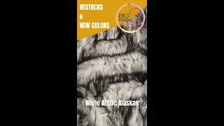 Faux Fur RESTOCKS & NEW COLORS from Big Z Fabric