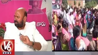 Face To Face With Jangaon TRS Candidate Muthireddy Yadagiri Reddy Over Election Campaign | V6