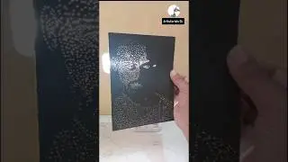 DRAWING WITH NEEDLE 🪡 | NEEDLE HOLE DRAWING | NEEDLE DRAWING ON PAPER | SUI SE SKETCH | VIRAT KOHLI