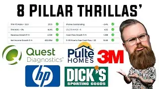 8 Pillar Stocks DGX, HPQ, PHM, DKS, MMM | Best Stocks To Buy Now?| 8 Pillar Stock Analysis