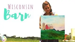 How to Paint an Old Barn | Acrylic Painting Tutorial