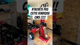 fendeuse thermique 24T cms #cms #bois #boisdechauffage #scheppach #chene #bucheron #buche #b&ucirc;che