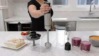 Kenmore Immersion Blender with Chopper & Whisk