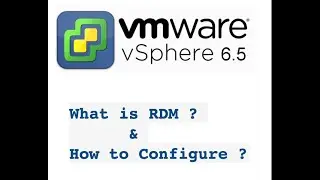 What is RDM in VMware ? How to configure RDM in Hindi Step by Step