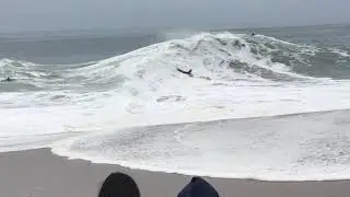 Jamie O'Brien bodyboarding the Wedge - Different Angle 4-24-2021 - Newport Beach, CA