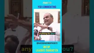 🤣 YSR commenting On TDP leaders character #ysrcp #ysr #ysjagan #shortsfeed #shorts