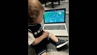 Когда тебе всего годик, а ты уже смотришь матч🥹❤️ Mini fan 👶🏻#реборнкукла #babyboy #reborn #матч