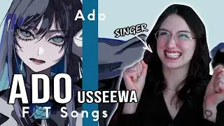 Why am I getting teary over this?! | Ado - Usseewa | Singer Reacts |