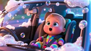 Baby&rsquo;s Twinkle Car Wash 🚗✨ | Fun Learning for Kids | Vehicle and Colors Song