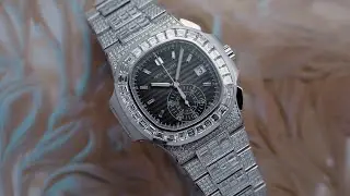 Patek Philippe Nautilus 5980/1400G-010 Diamonds paved #patekphilippe #watch