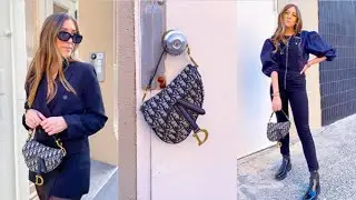 WORTH IT OR NO? MINI DIOR OBLIQUE SADDLE BAG REVIEW + WHAT FITS IN IT