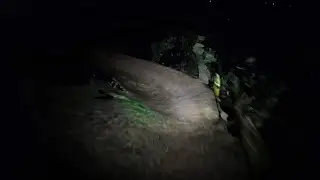 Mountain Bike Trail LiDAR scan with iPhone 12 Pro. Night Ride. Brooklyn Trail Builders