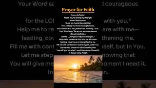A Prayer for More Faith