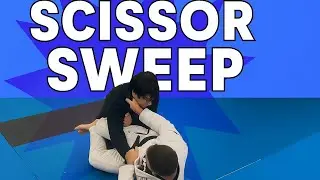 Old school Bjj scissor sweep  