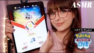 ASMR 🌟 Let's Play Pokemon TCG Live Together!~ Relaxing iPad Gaming for a Good Nights Sleep 🌙