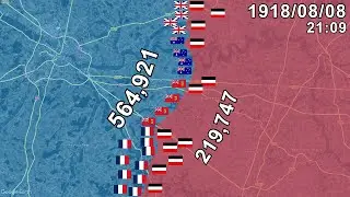 Battle of Amiens using Google Earth