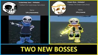 Dream and Swap Sans Boss Fight | Solo Boss Fight | Roblox Undertale: Timeline Collapse