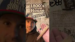 Wooden treenails?? Civil war bottle?! #homerenovation #oldhouse #creativefinance #realestate