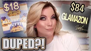 SCOTT BARNES GLAMAZON vs. BH COSMETICS BLUEBERRY MUFFIN // IS IT A DUPE?!