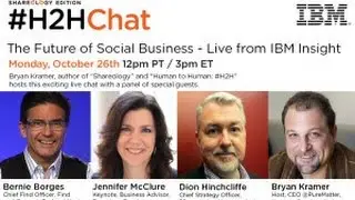 #H2HChat LIVE from IBM Insight: The Role of Technology in the Future of Social Business