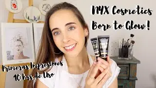 AL FIN PRUEBO ESTA BASE!! 🤩NYX COSMETICS BORN TO GLOW🤩 PERFECTA PARA PIEL SECA? - Ro Contardo