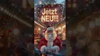 Weihnachtsmann im Shopping Wahn