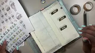 PLAN WITH ME | HOBONICHI WEEKS | SOCIAL MEDIA | I LOVE 2 PRINT-PRINTABLE STICKERS