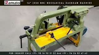 ⚙️ Ramato Mechanical Hacksaw Cutting Machine Manufacturer | Rajkot Gujarat 🔧 | Rajlaxmi Machine Tool