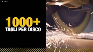 DEWALT EXTREME METAL DISCO DA TAGLIO DIAMANTATO PER METALLO 1000+ TAGLI