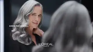 L'OR&Eacute;AL PARIS - COOL SILVER - ANDIE MACDOWELL