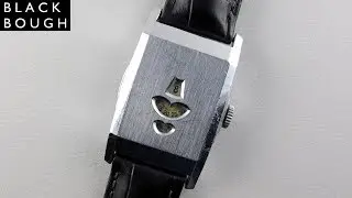 Swiss nickel chrome jump hour vintage wristwatch, circa 1935