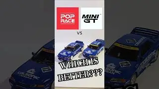 Which Calsonic GTR model is better? 🤔🤔🤔 #jdm MINI GT  vs POP RACE #UNBOXING #COMPARISON #diecastcar