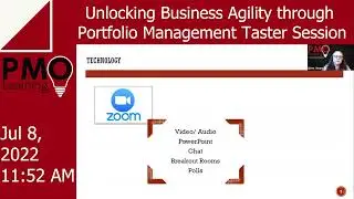 Unlocking Business Agility through Portfolio Management Taster Session