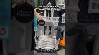 THE $275 BATH & BODY WORKS CANDLE HOLDER 💚 Halloween 2024 Collection #codeorange #shopwithme #decor