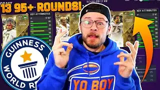 WORLD RECORD THIRTEEN 95+ OVERALL ROUNDS - THE GREATEST MUT DRAFT IN HISTORY!!
