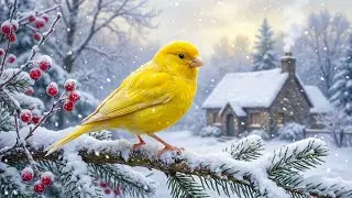 Soft Snowfall & Birds Singing&ndash; Relaxing Music for or Inner Peace & Deep Healing ❄️🎶