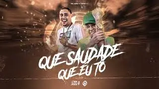 MC MENO K E MC IG&Atilde;O - Que Saudade Que Eu To