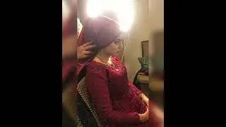 Hijabi bridal look