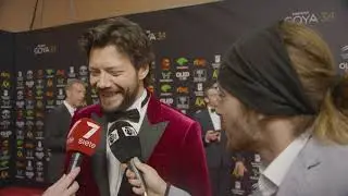 Premios Goya Alvaro Morte en la Alfombra roja de los #Goya2020